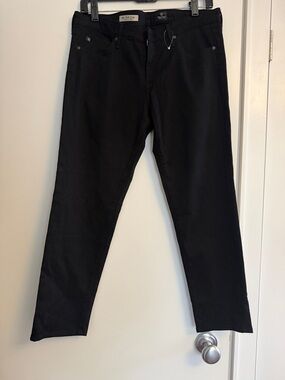 AG Adriano Goldschmied women the stilt crop cigarette Jeans in Black size 31R